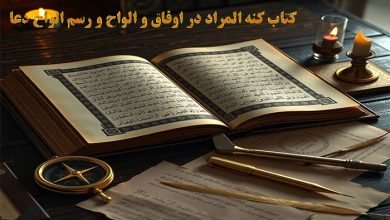 کتاب کنه المراد در اوفاق و الواح و رسم الواح دعا و طریقه نوشتن آن