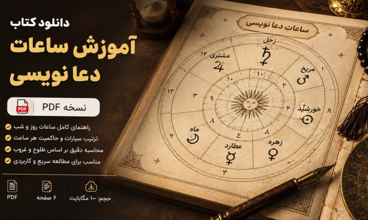 کتاب آموزش ساعات دعا نویسی PDF